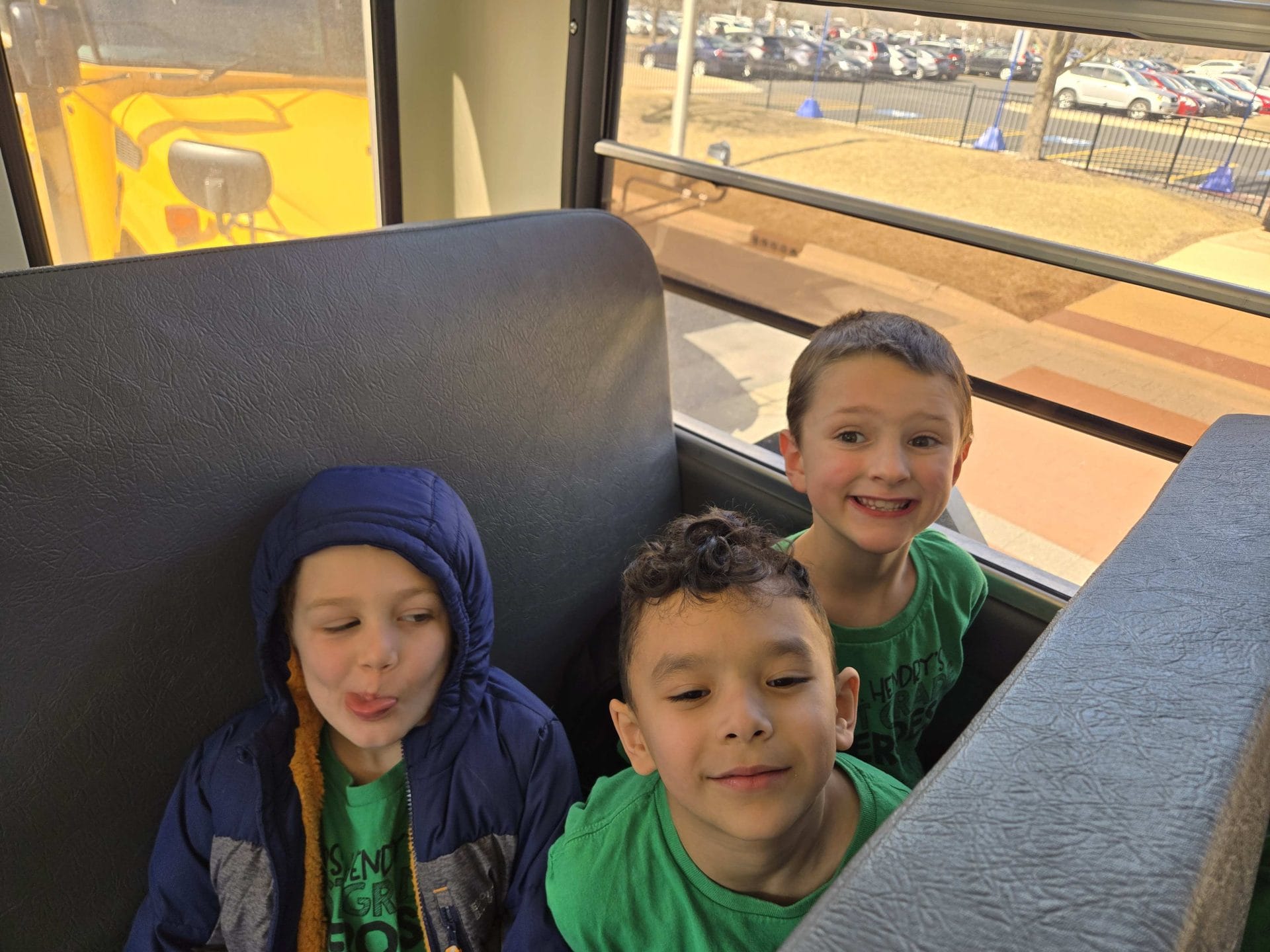 Boys on bus