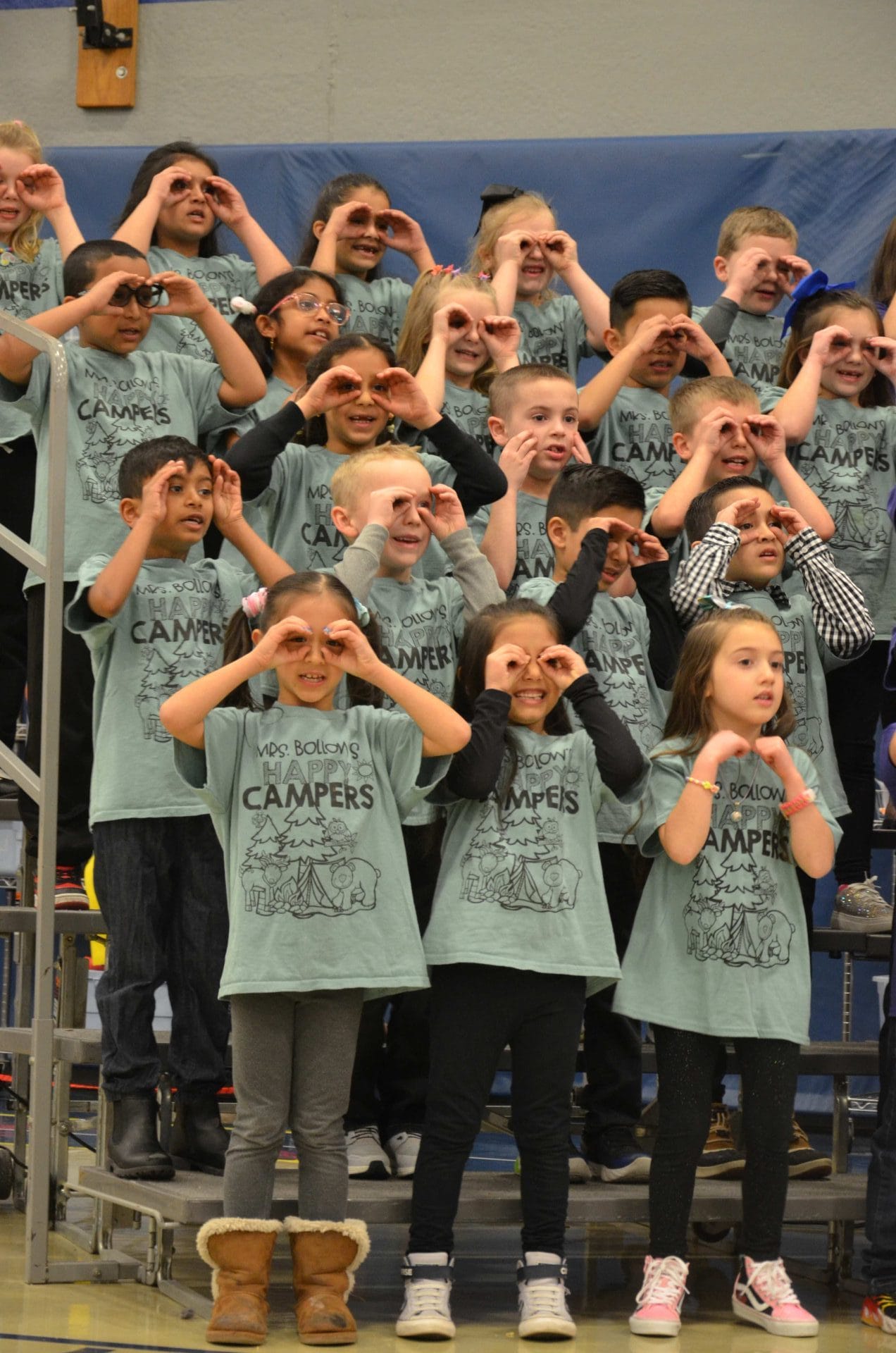 Students dancing