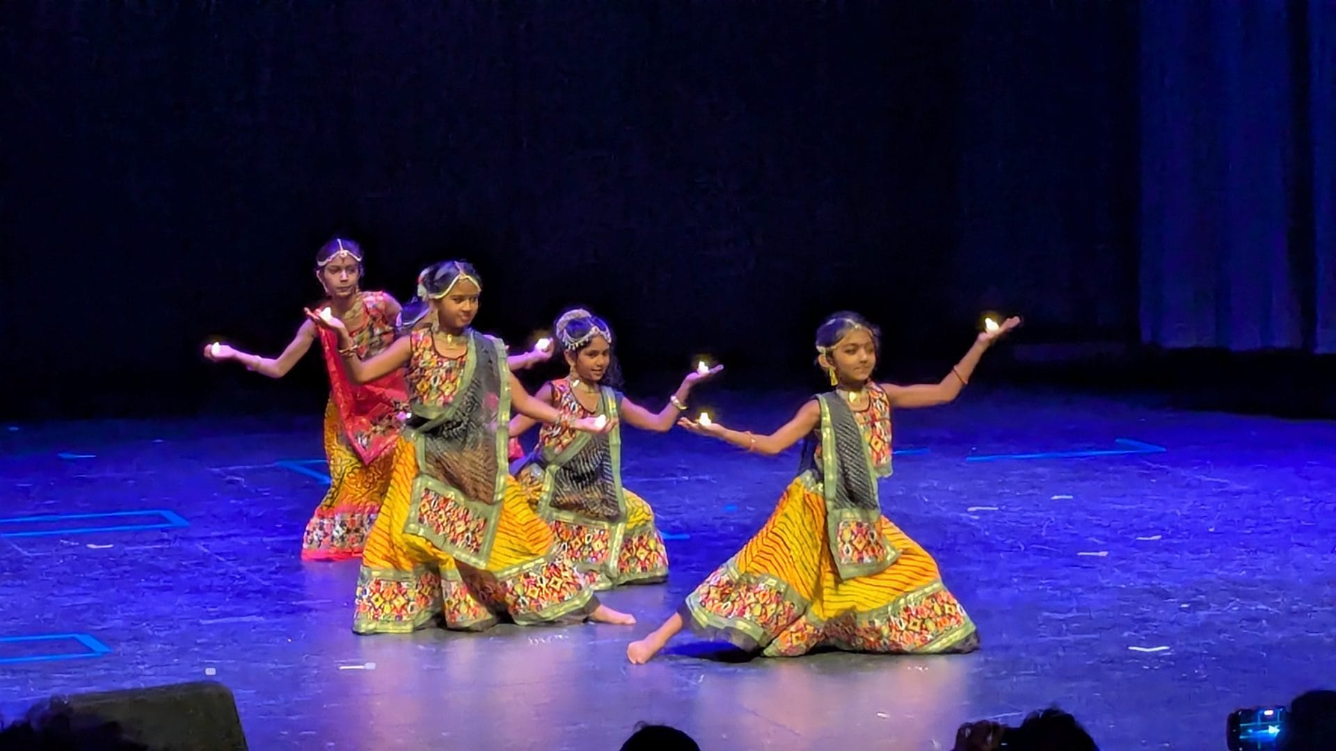 Students dancing