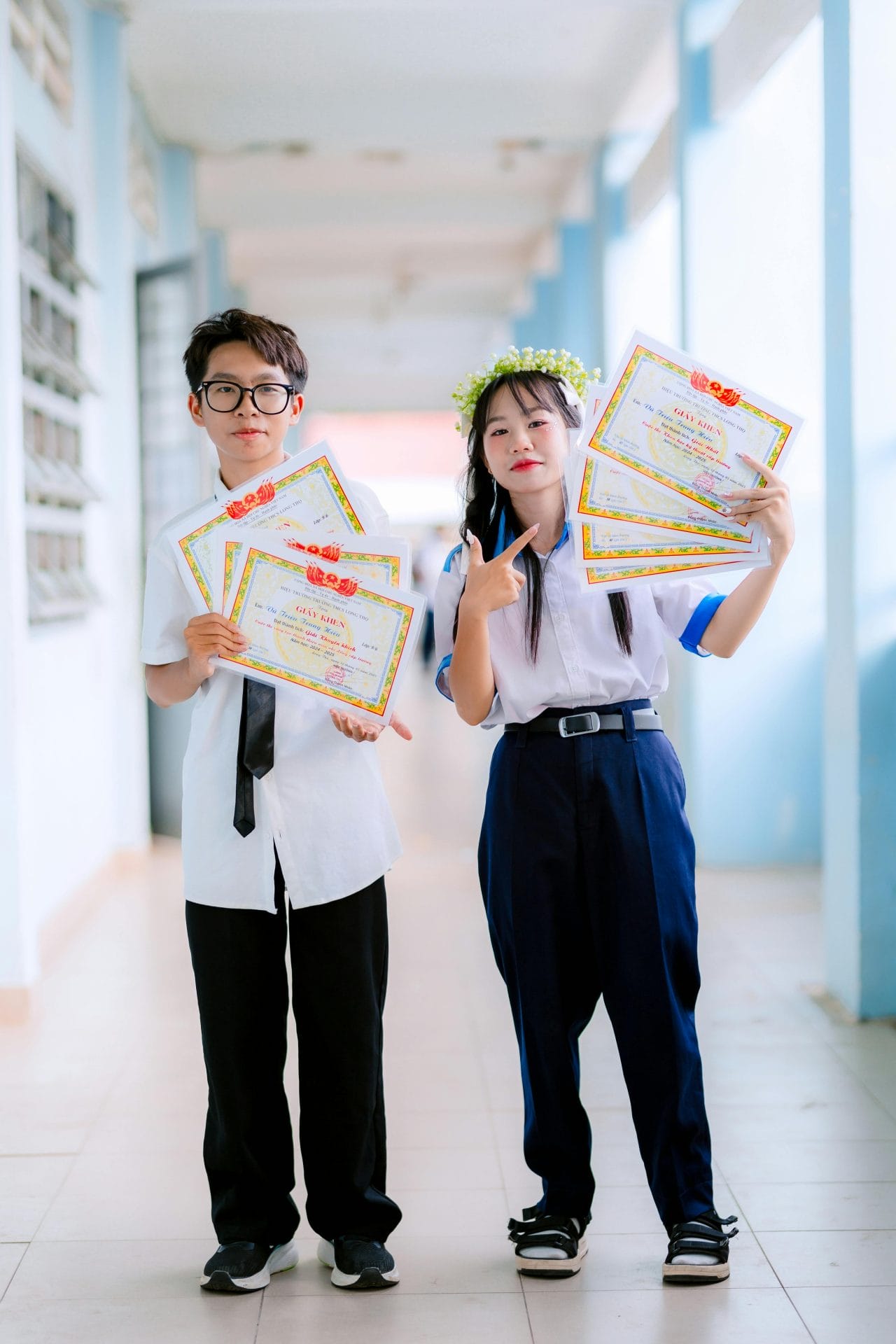 Students with awards