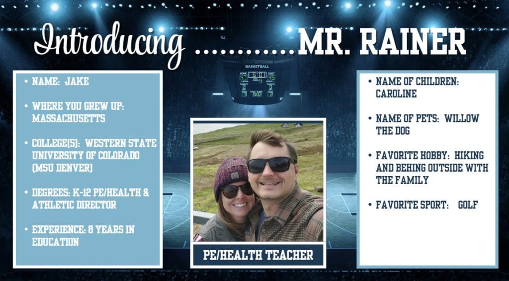 Mr. Rainer welcome information
