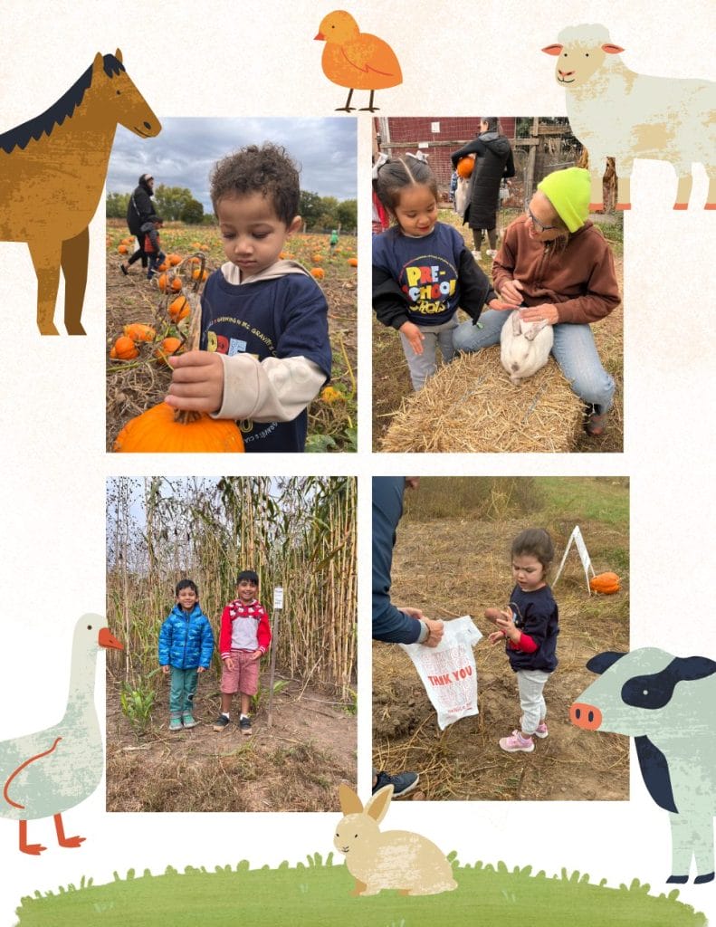 Early Childhood students at Pioneer Farm
