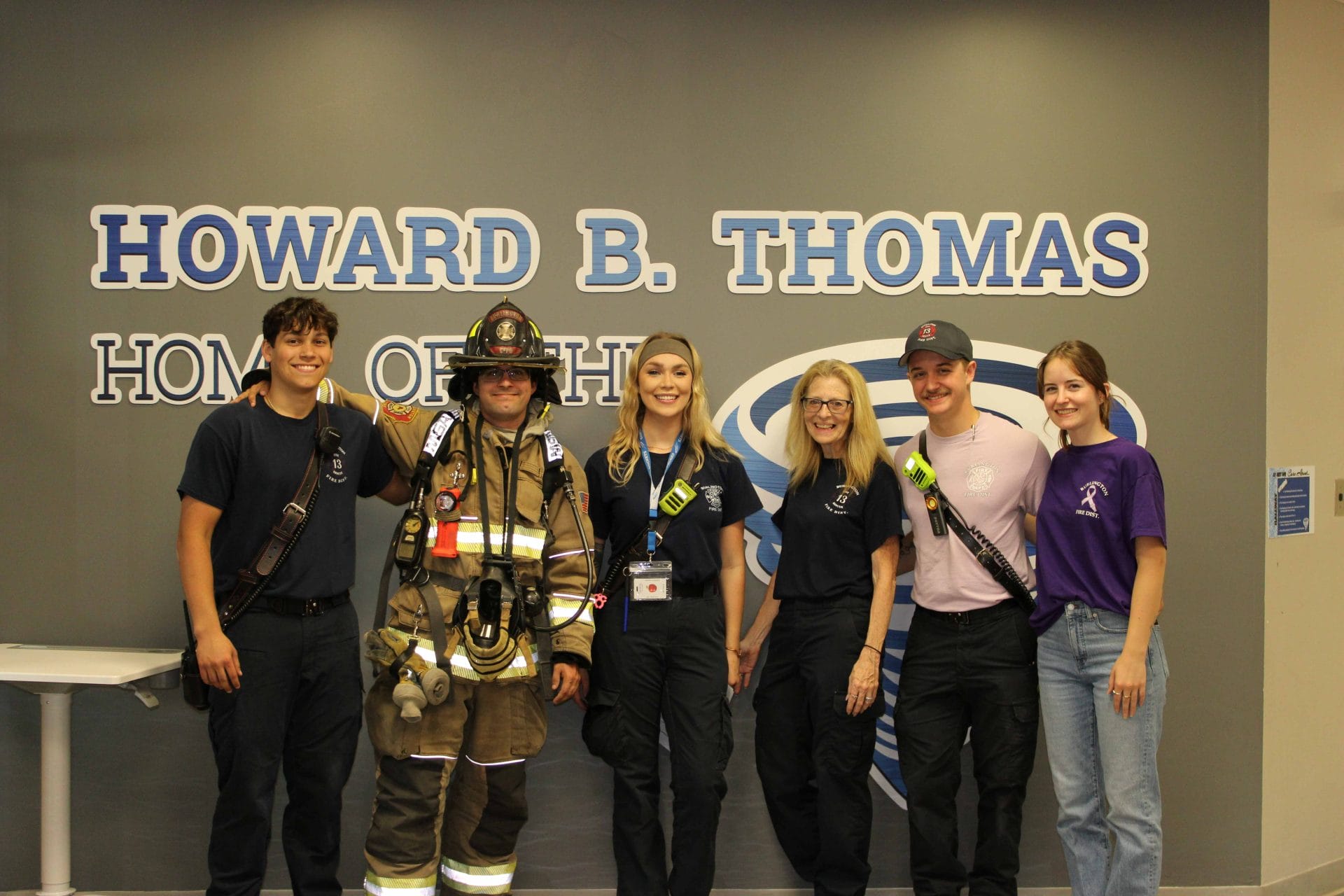 Firefighters at HBT