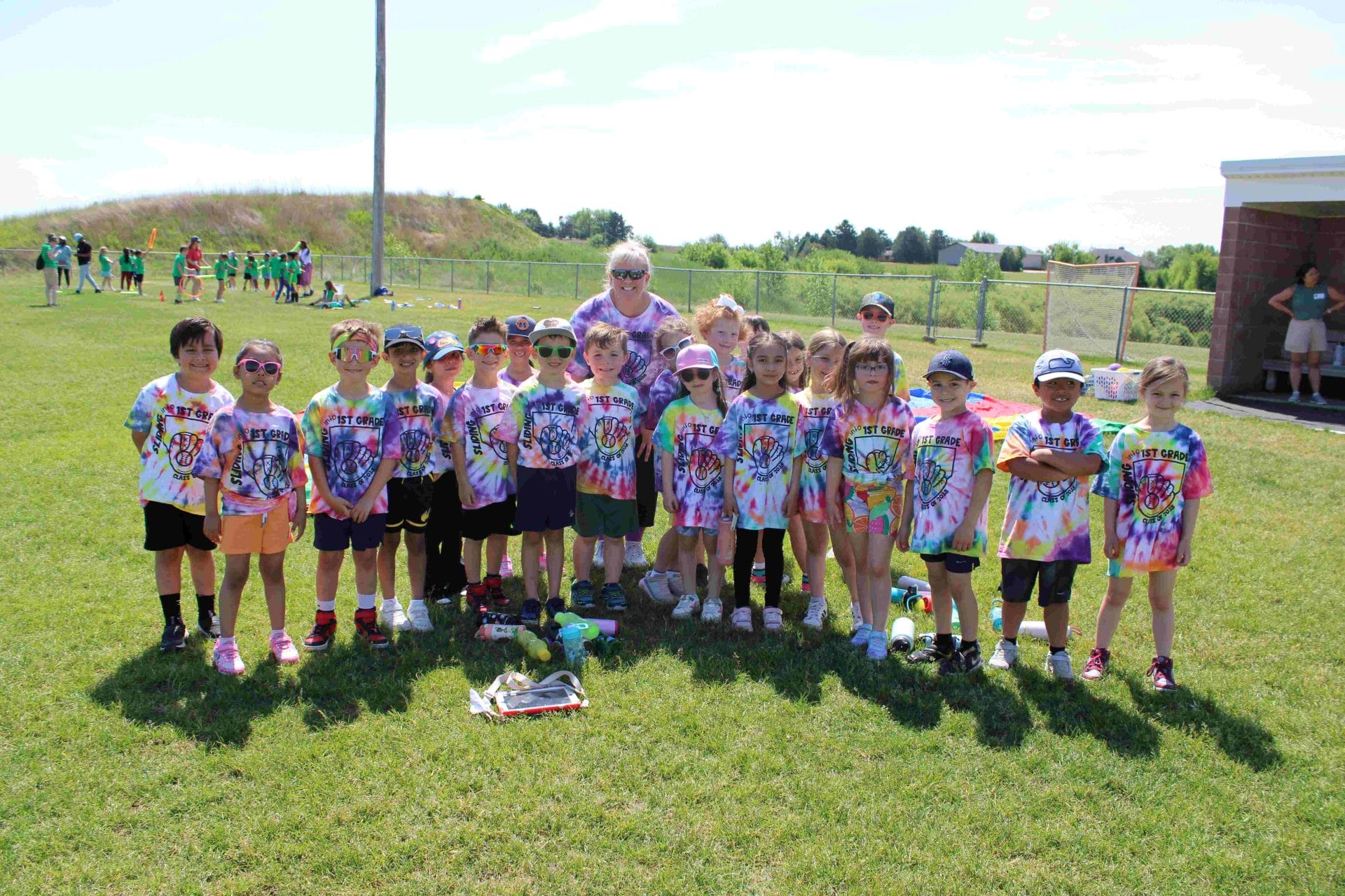 Kindergarten Class at Field Day