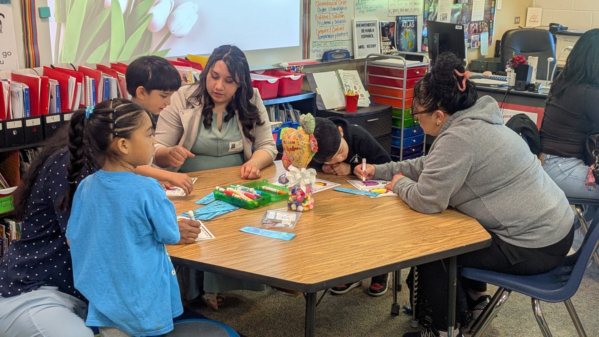 ML Students with their moms.